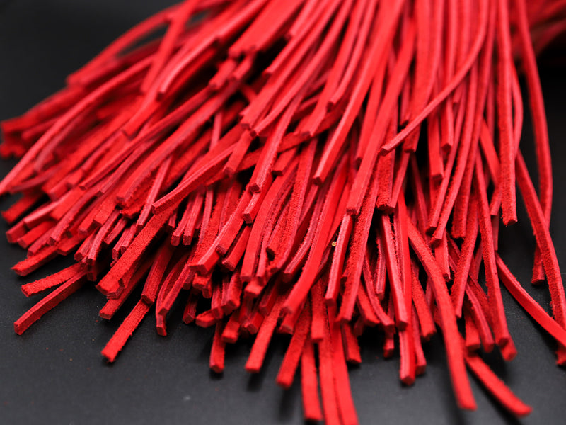 Bulk Baseball Glove Lace (3/16” x 72” Red)